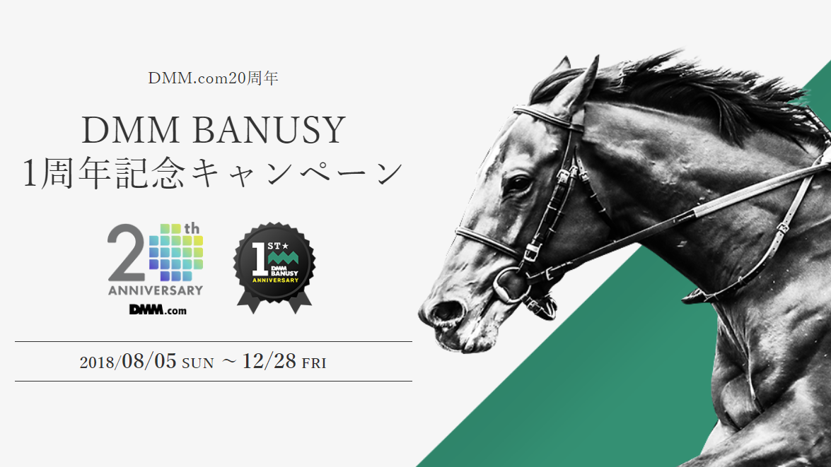 DMM BANUSY 1周年記念キャンペーン