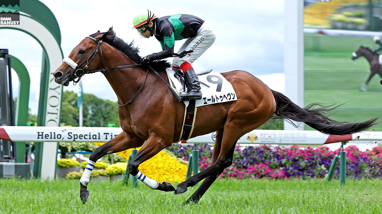 エールトゥヘヴン 京都9R・4歳以上1勝クラス 1着